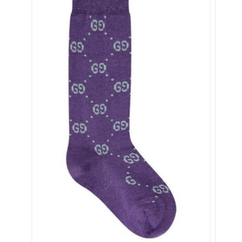 Gucci Purple Kids Socks - Picture 2 of 6